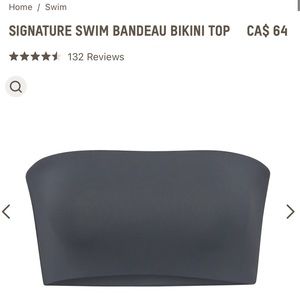 SKIMS - Signature Swim Bandeau Bikini Top